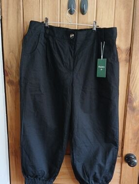 Halara Cotton Twill Ankle Pant - Petite XL